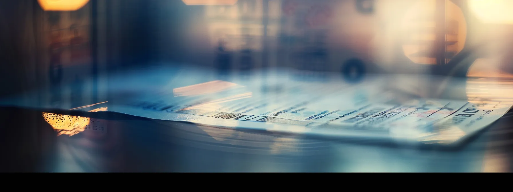 a close-up shot of a secure order cheque showcasing intricate security features against a blurred background of financial documents, emphasizing trust and reliability in business transactions.