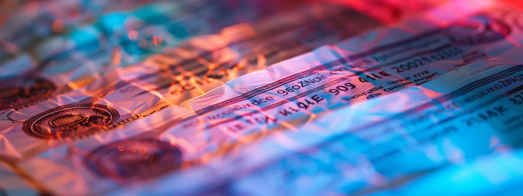 a close-up shot of several varied cheques displaying vivid examples of common printing errors, illuminated by soft, diffused lighting to emphasize the clarity of misprints in amounts, names, and dates.