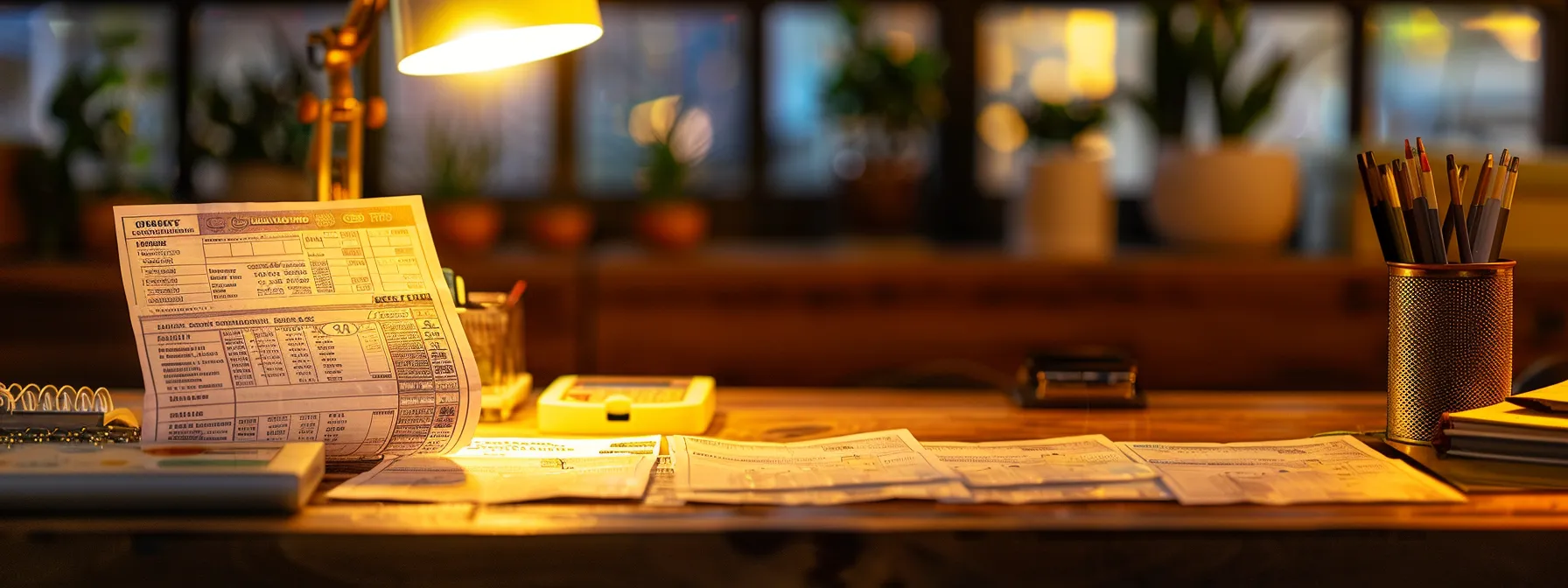 a visually striking arrangement of elegantly designed business and personal cheques displayed on a polished wooden desk, illuminated by soft, warm lighting, symbolizing the importance of thoughtful recommendations and community trust in financial decisions.