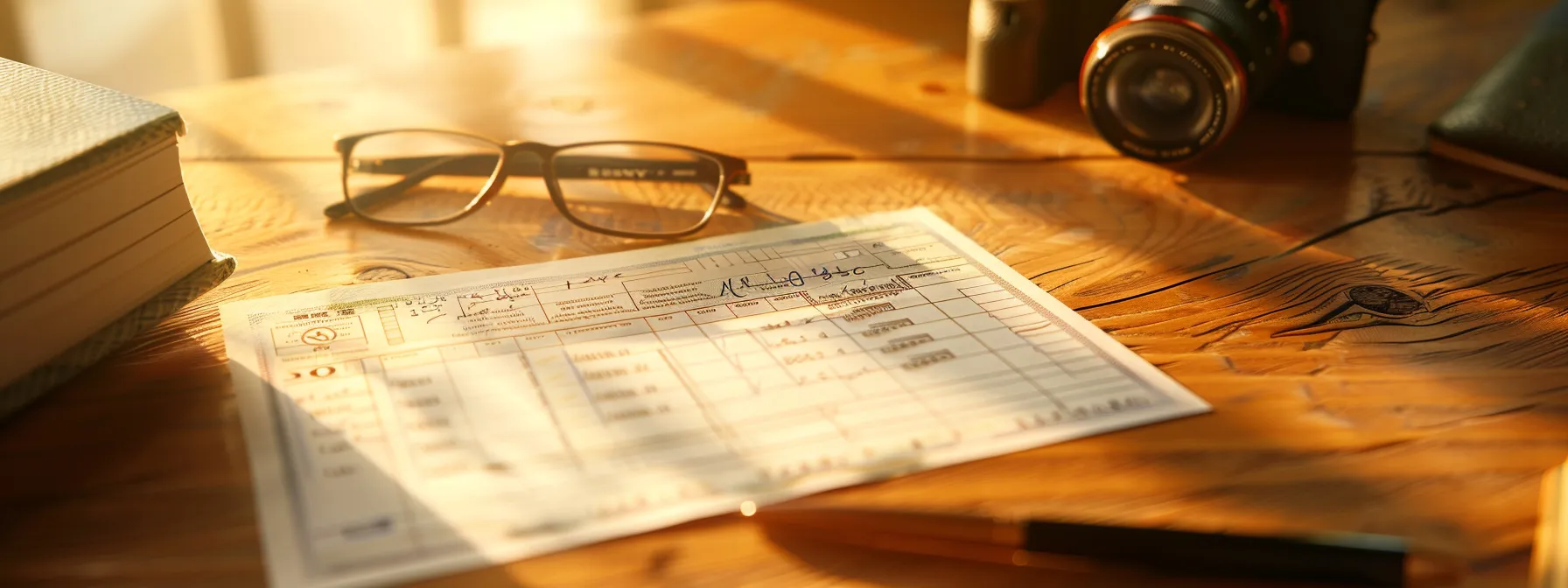 a visually striking close-up of a personal cheque and a business cheque side by side on a polished wooden desk, highlighting their distinct formatting and security features, illuminated by soft, natural light to emphasize their unique characteristics.