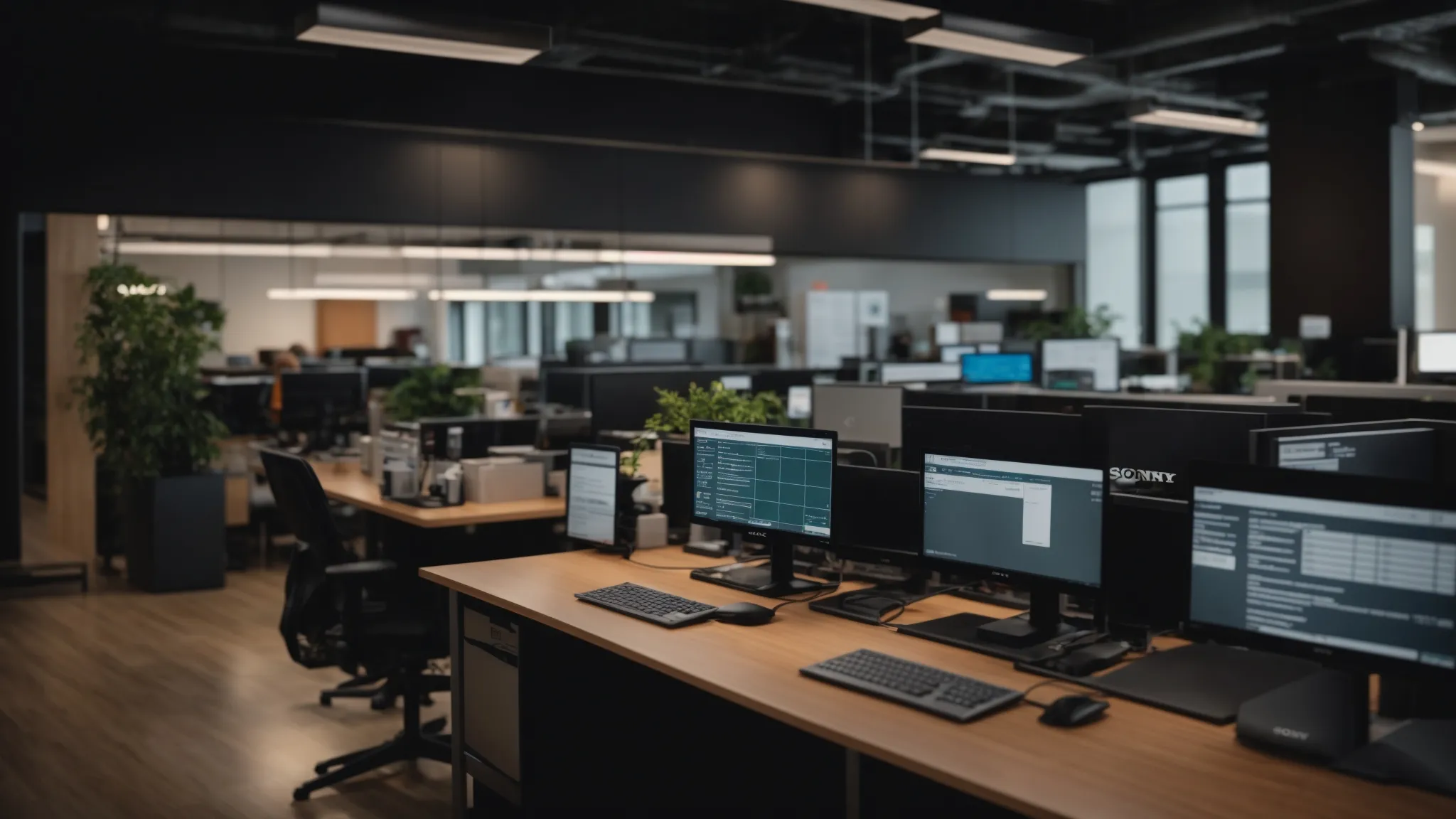 a vibrant and modern office setting showcases a computer screen displaying a seamless echeck transaction, surrounded by neatly organized business and personal cheques, emphasizing the efficiency and convenience of digital payments for students.