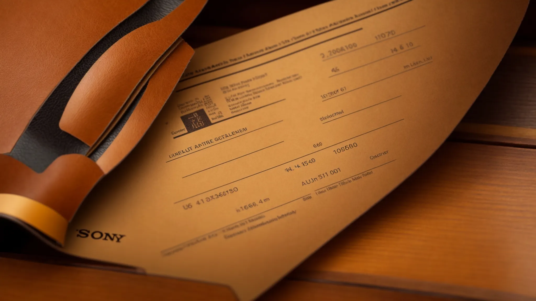 a vibrant close-up of a collection of uniquely designed personal checks, showcasing stylish leather textures and playful looney tunes themes, arranged artistically on a wooden desk illuminated by soft, warm light, evoking a sense of individuality and financial creativity.