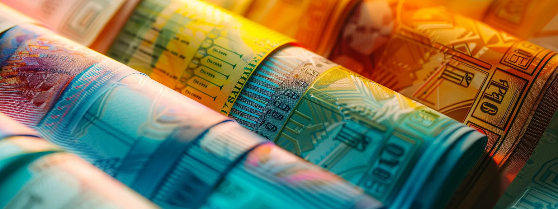 a beautifully arranged collection of customized business cheques, featuring vibrant brand colors and elegant typography, showcased against a soft-focus backdrop to emphasize their professional and personalized appeal.