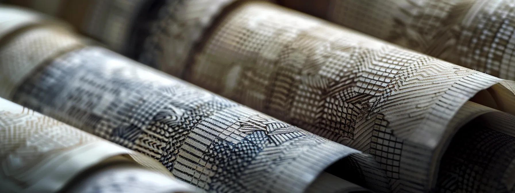 a close-up of elegantly stacked business and personal cheques, their textured paper and intricate designs highlighted by soft, diffused lighting, creating a sense of trust and professionalism.
