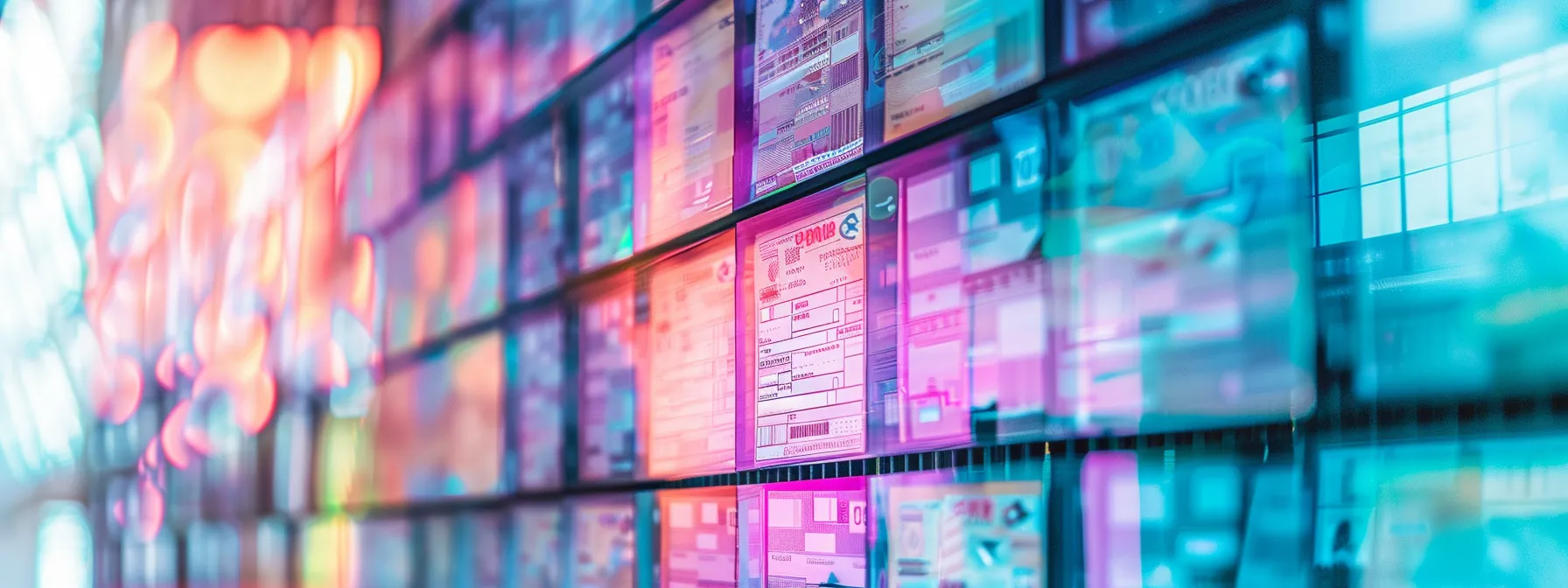 a meticulously arranged display of vibrant, high-security business cheques featuring advanced security design elements, set against a sleek, modern workspace backdrop, emphasizing the balance of pricing and quality in financial transactions.