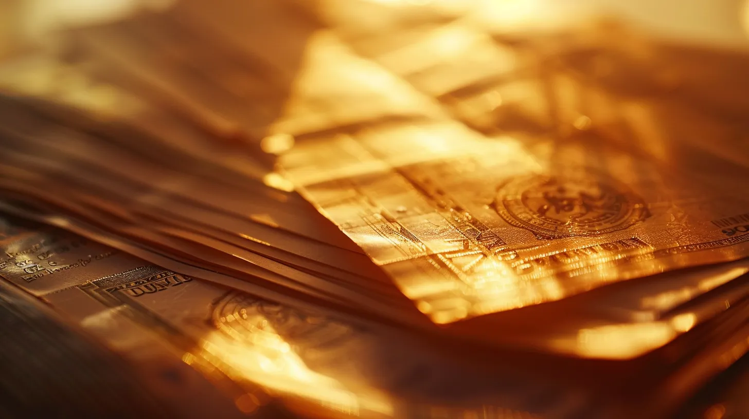a striking close-up of an elegantly detailed stack of business and personal cheques, showcasing the intricacies of their designs against a softly blurred, warm-toned background that evokes a sense of professionalism and trust.