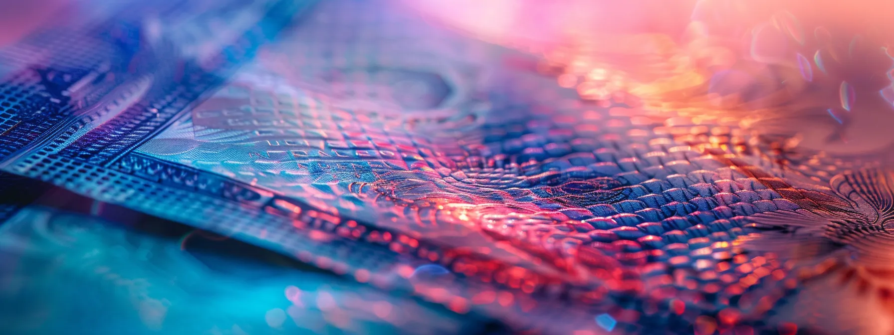 a striking close-up of a beautifully designed custom business cheque, showcasing intricate patterns and vibrant colors against a soft-focus background, illuminated by natural light to highlight its professional elegance and security features.